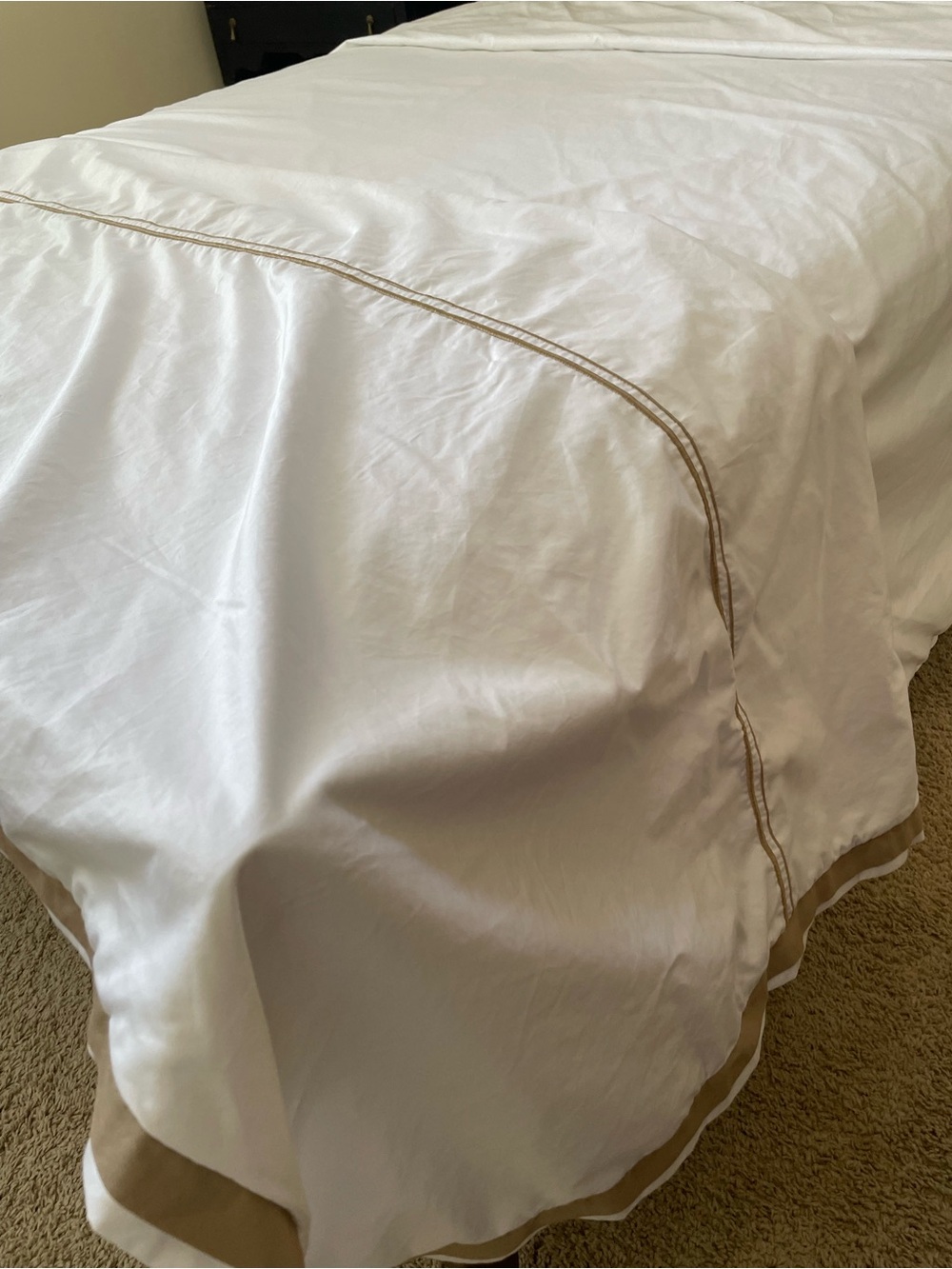 Hotel Collection 3 Pc Egyptian Cotton King Duvet & Standard Shams - Picture 9 of 16